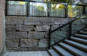 Retaining wall repair project Ajax