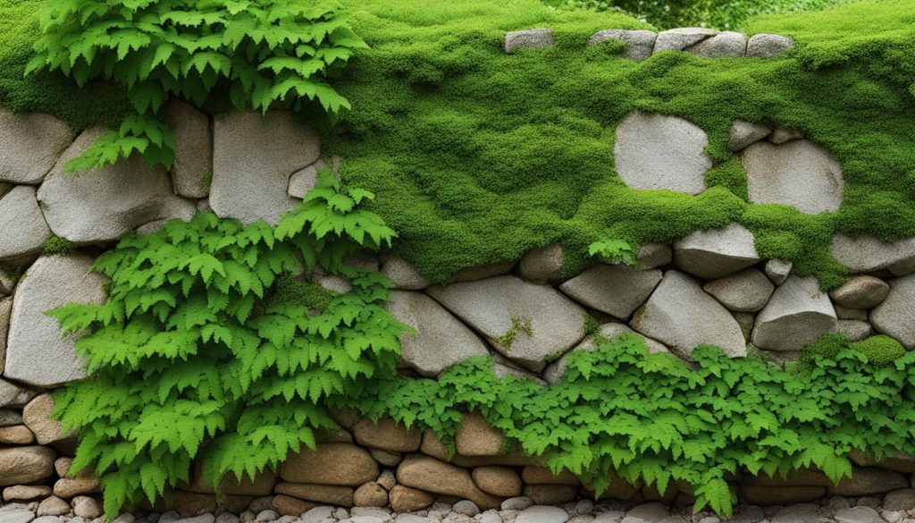 Vegetation Growth on the Wall