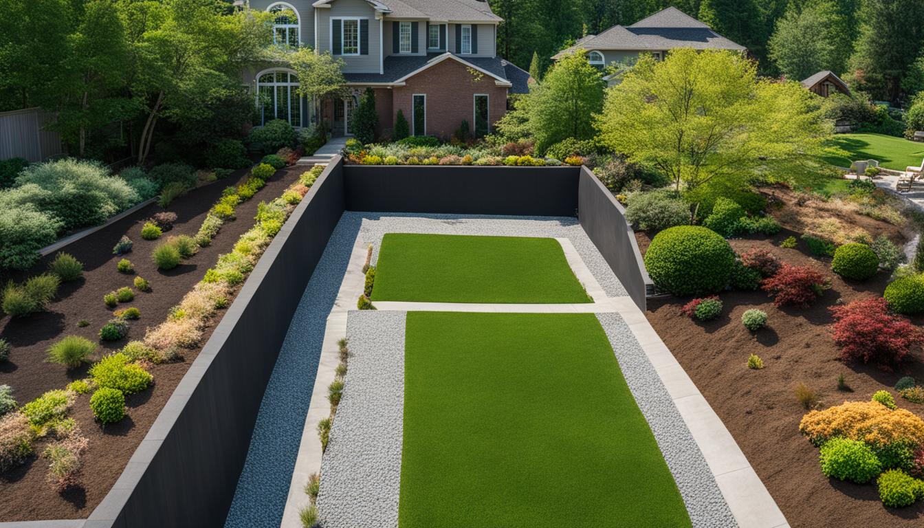 Retaining wall drainage solutions