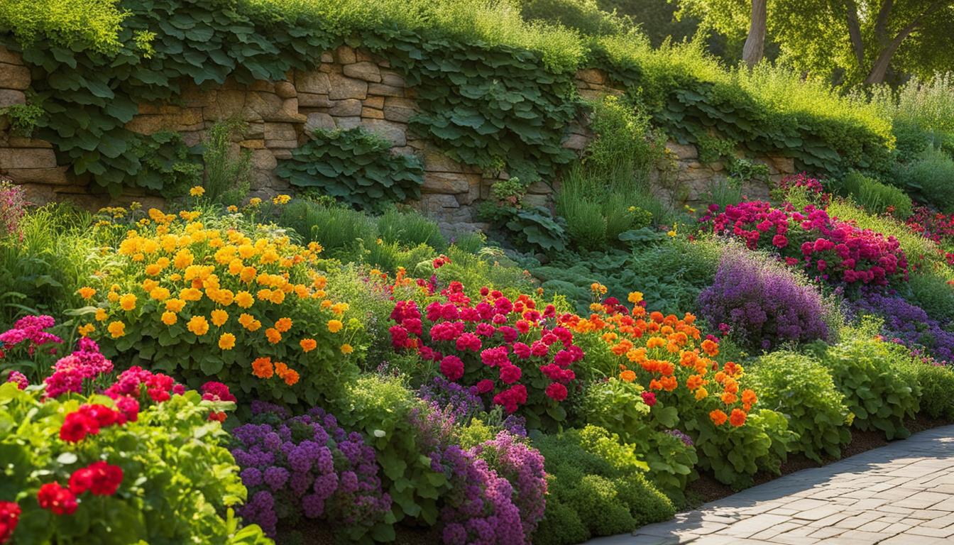 Retaining wall planters