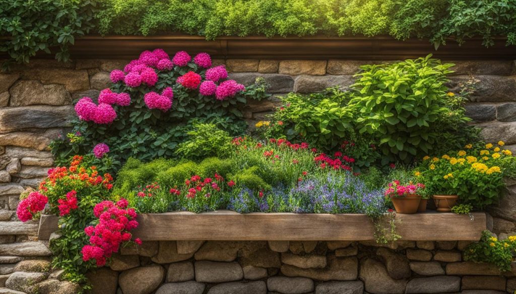 Maintaining retaining wall gardens