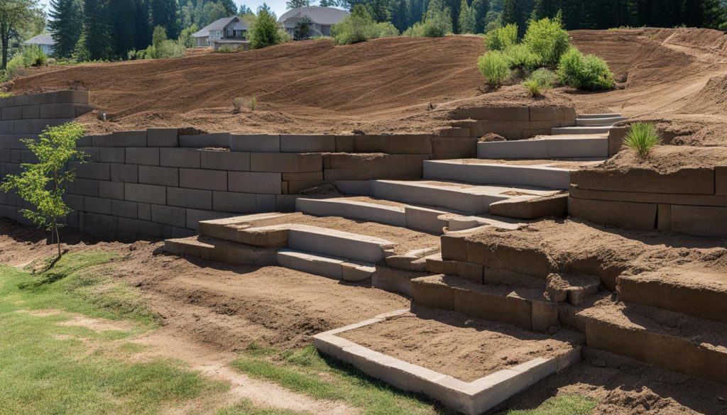 Process of Replacing Retaining Walls