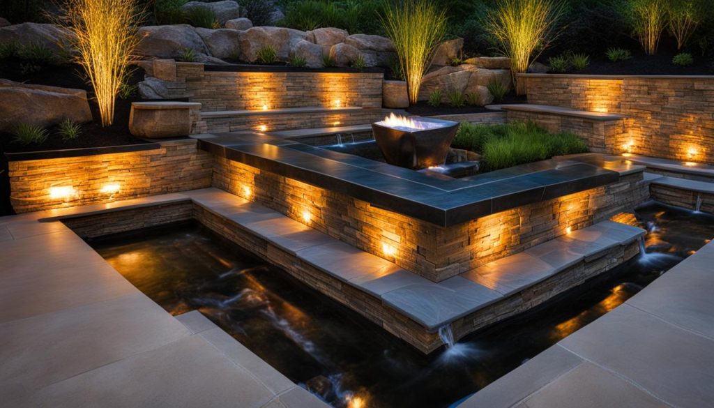 Retaining Wall Repair Water and Fire Features Image