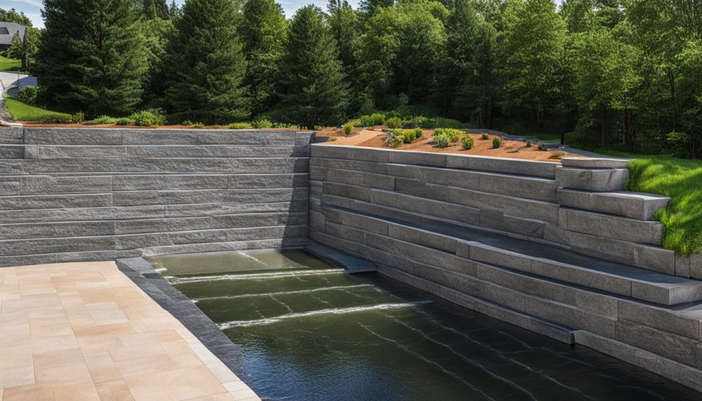 drainage solutions for retaining wall maintenance
